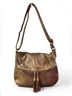VEGAM LEATHER FLAP CROSSBODY BAG